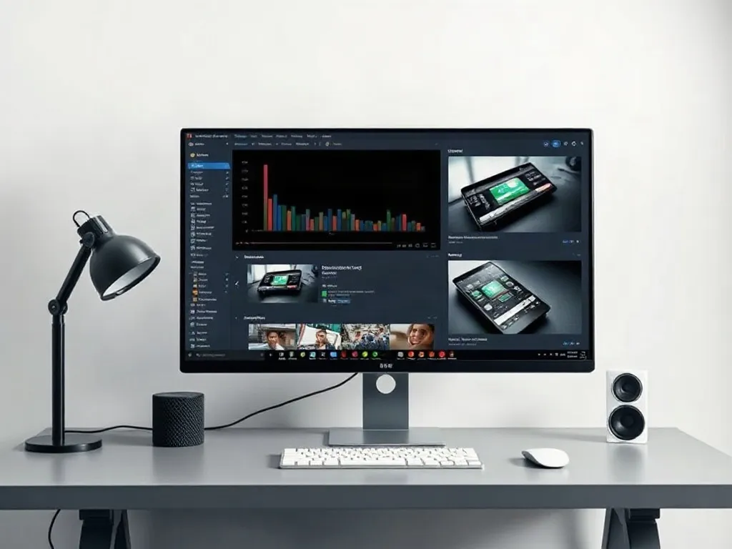 Automated desktop queue interface